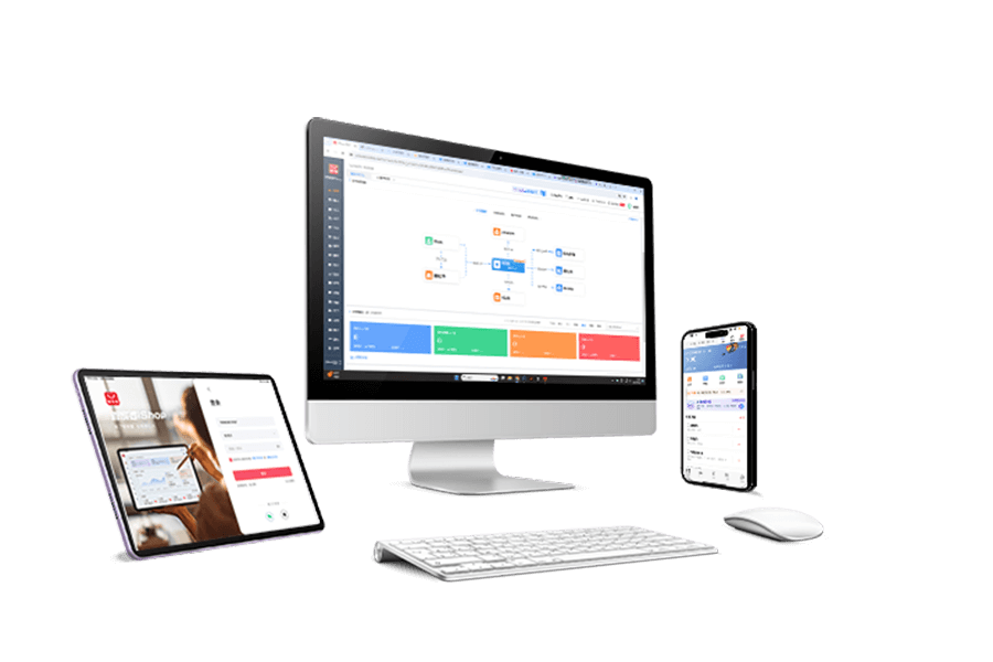 管家婆iShop进销存财管理，多平台协同作业业务流程无缝对接